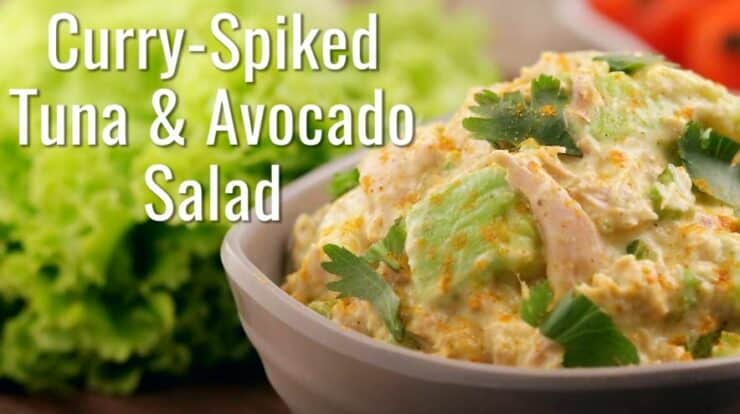 keto tuna avocado salad recipe